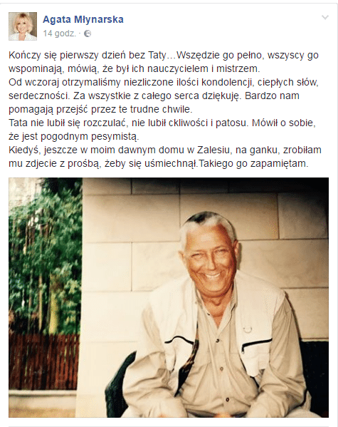 Agata Młynarska Wojciech Młynarski wspomienia