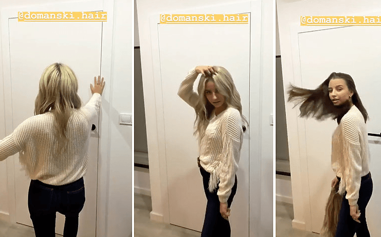 Julia Wieniawa blond włosy