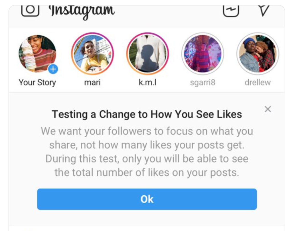W jakich krajach Instagram będzie testował ukrywanie liczby lajków na Instagramie?