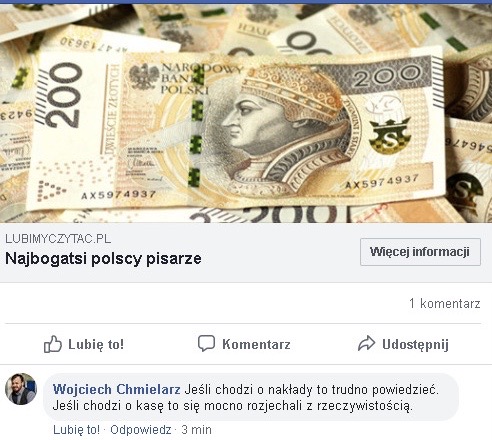 Ile zarabiają polscy pisarze?