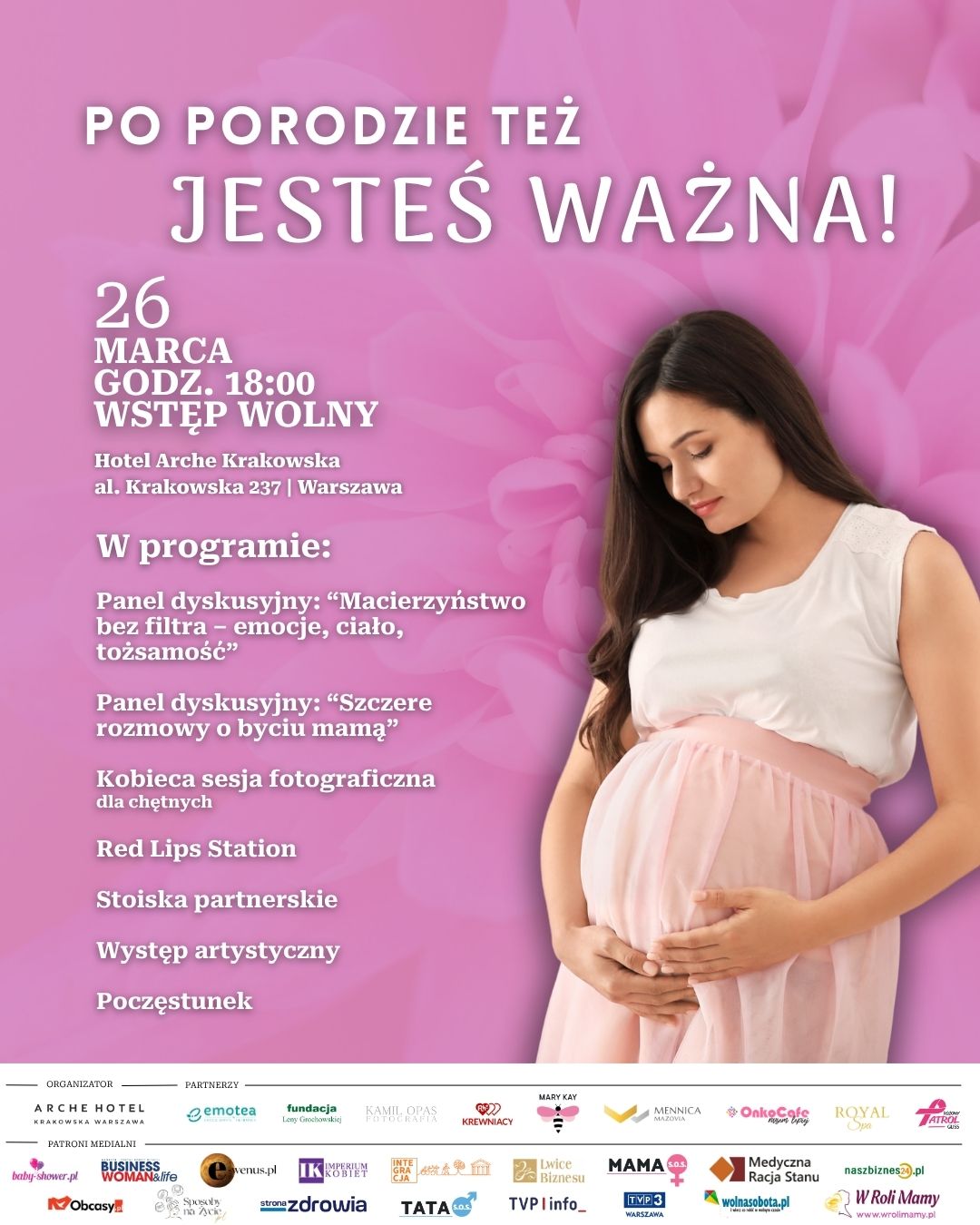 po-porodzie-tez-jestes-wazna-arche-hotel-krakowska-zaprasza-na-wydarzenie-o-zdrowiu-emocjach-i-wsparciu-kobiet